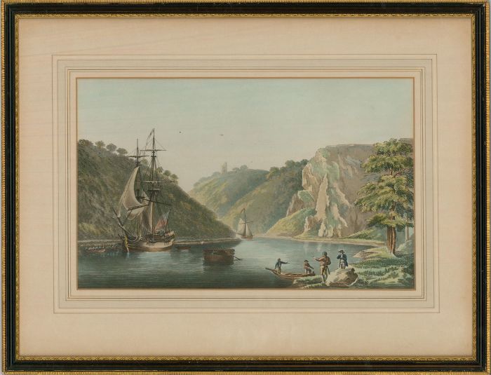 After Nicholas Pocock (1740–1821) - Late 19thC Aquatint, The Avon At Black Rock