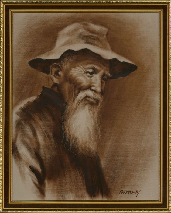 Antony - Contemporary Oil, Wise Old Man