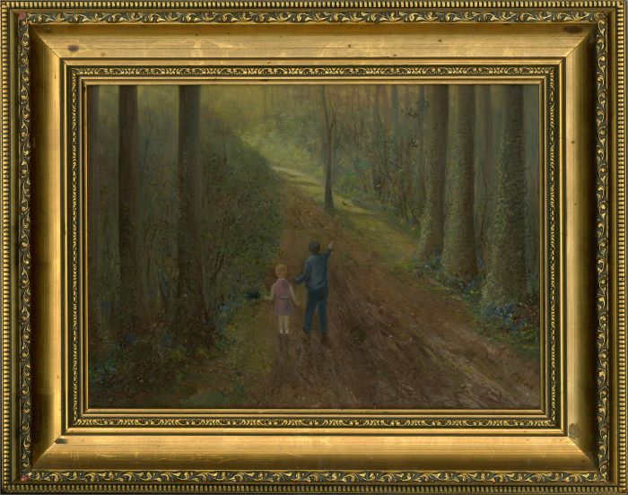 D. Evans - 1992 Oil, Spring in the New Forest