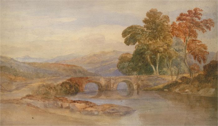 Early 20th Century Watercolour - The Stone Bridge
