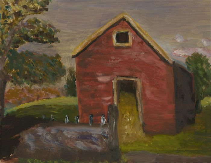 Jennifer Anderson - 20th Century Oil, Big Red Hay Barn