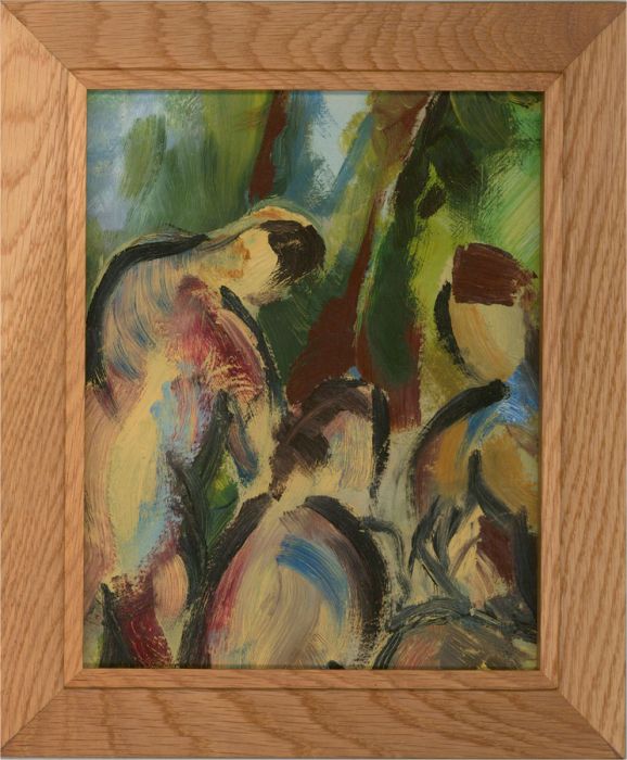 20th Century Oil - Abstract Figures