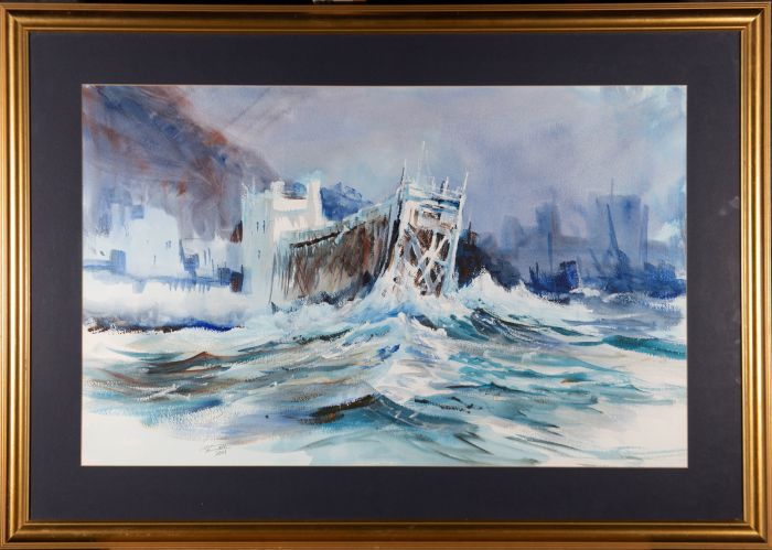 2001 Acrylic - Stormy Seas