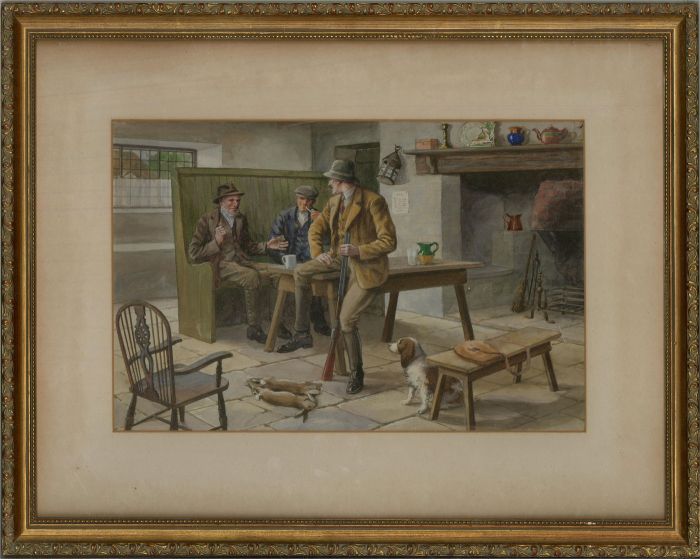 20th Century Watercolour - Around the Table