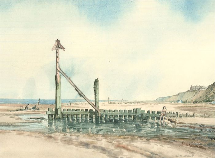 Keith Johnson (1931-2018) - 20th Century Watercolour, A Day at the Beach