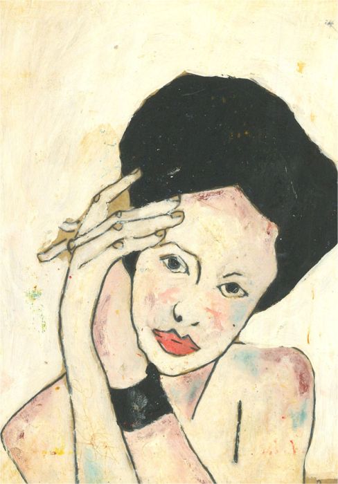 Ben Carrivick - Contemporary Oil, Figure with Black Bracelet