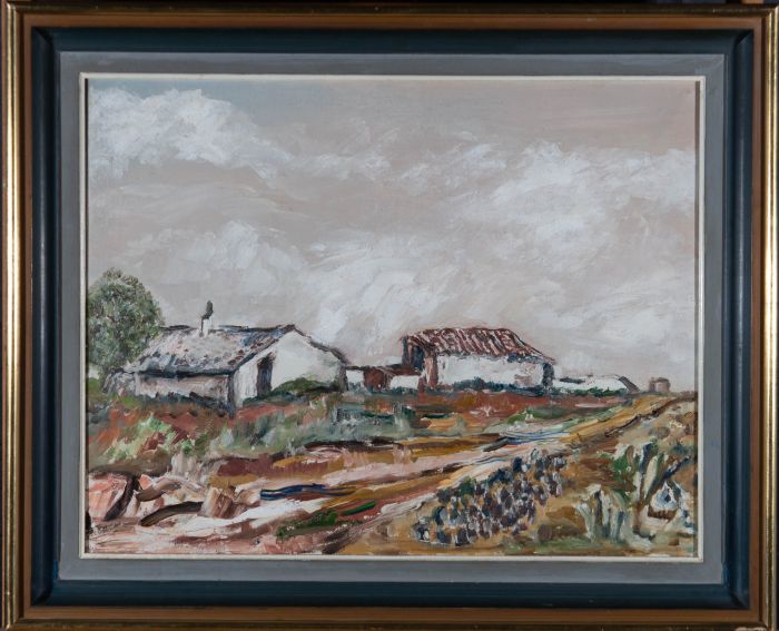 c.1940 Oil - Irish Farmstead