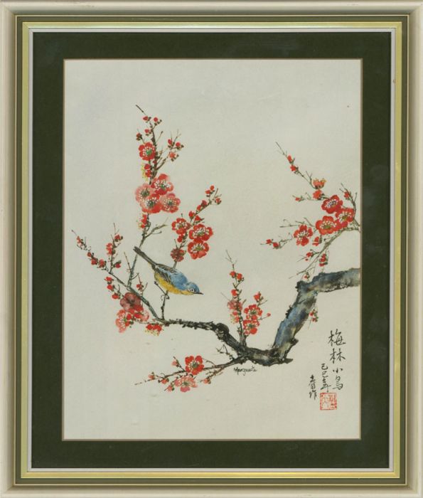 Marguerite Franklin-Carrier - Contemporary Watercolour, Chinese Blossoms