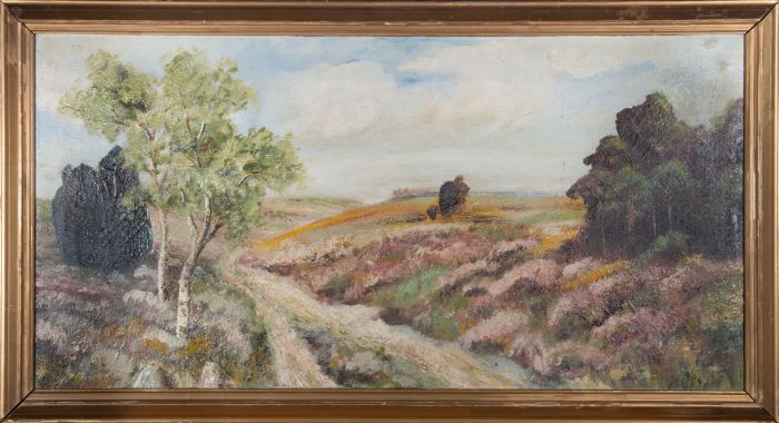 Late 19th Century Oil - Country Track