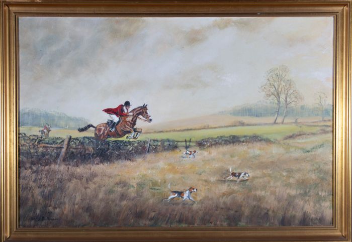 Stanley Ernest Dollimore (1915-2001) - 20th Century Oil, Huntmaster
