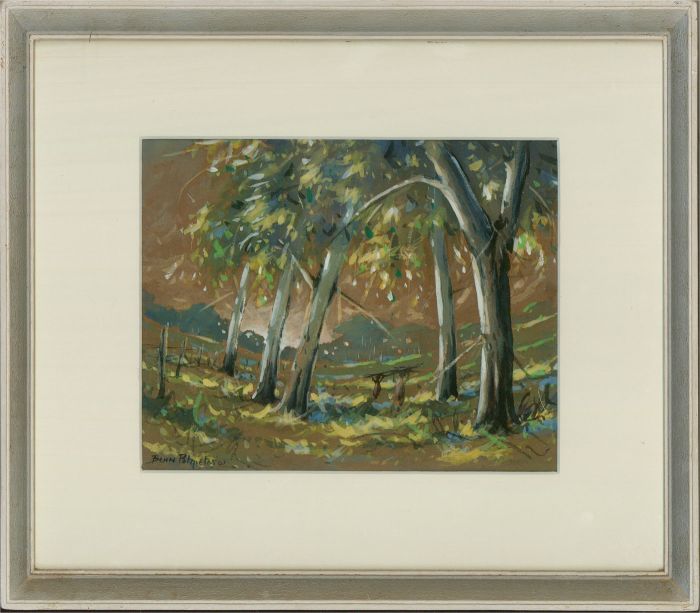   Benn Potgieter - 1961 Watercolour, Dappled Copse