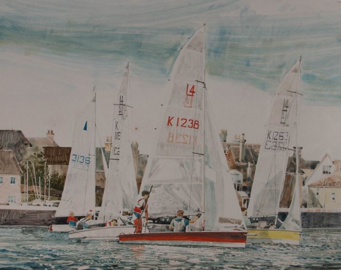 Wilson - Contemporary Watercolour, Race Day