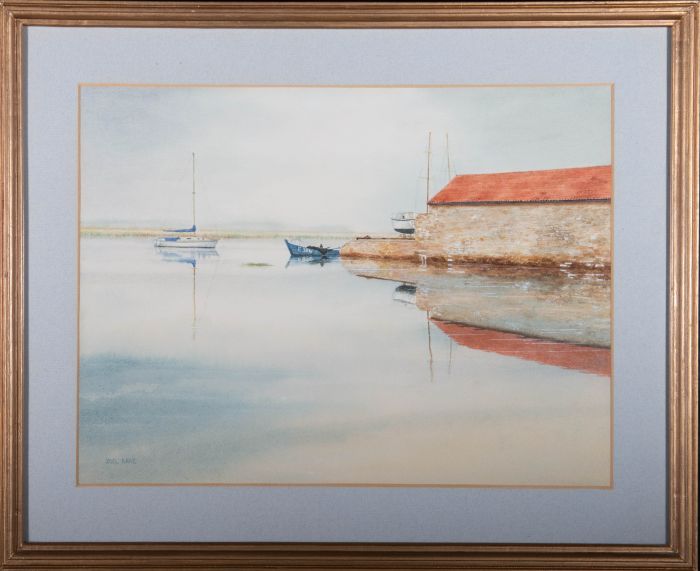 Joel Rawe - Contemporary Watercolour, The River Exe at Topsham