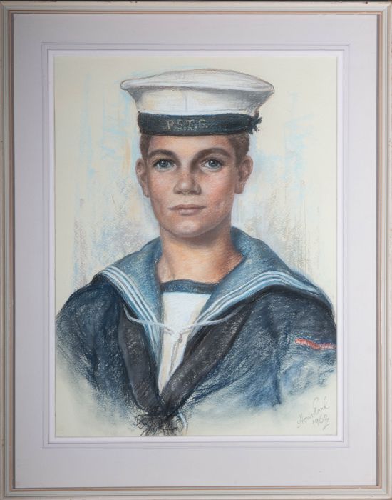 1962 Pastel - Young Sailor