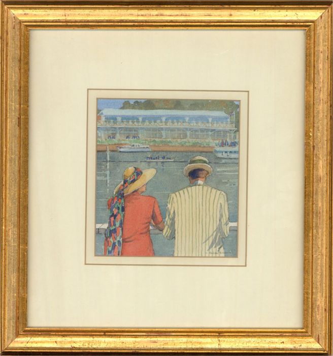 Susan Keeble - 1999 Watercolour, Pause For Thought