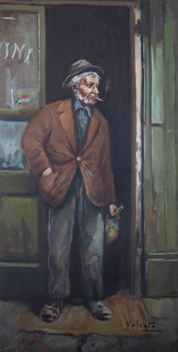 Valente - 20th Century Oil, Bottle of Wine