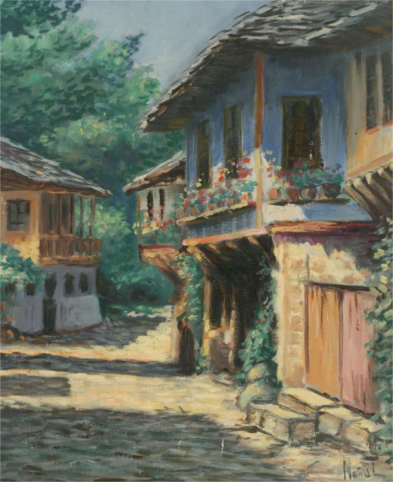 Signed Mid 20th Century Oil - The Early Morning