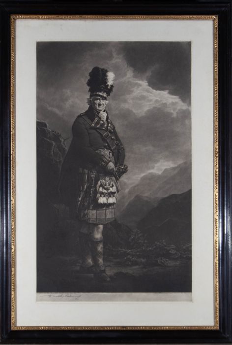 H. Macbeth-Raeburn RA RE after Sir Henry Raeburn - 1918 Mezzotint, The MacNab