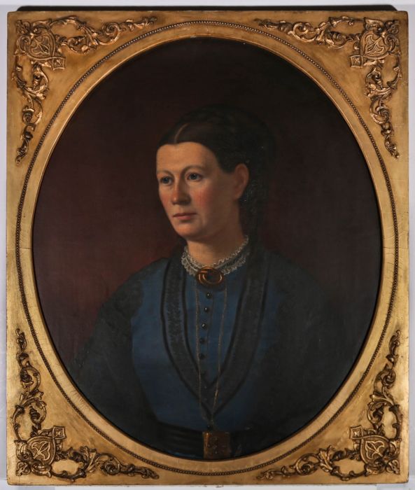 Mid 19th Century Oil - Portrait Of Sarah Addy