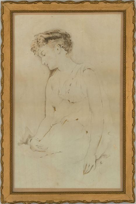 Attrib. Alexander L. Gillespie - Early 20th Century Watercolour, Sleeping Woman