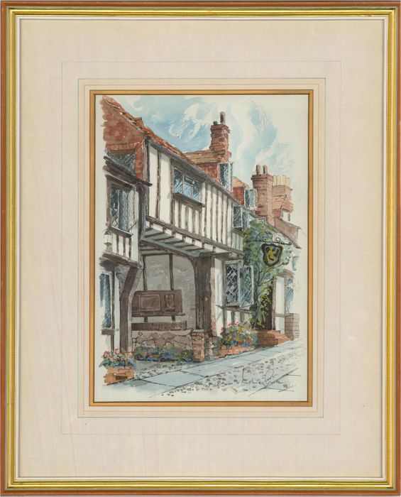 Archie Niven - Contemporary Watercolour, The Mermaid Inn, Rye