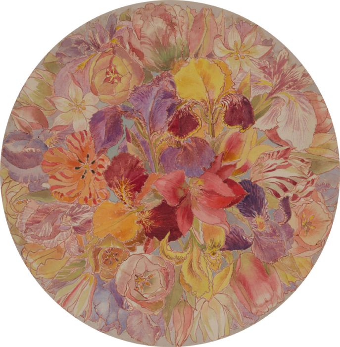 R. Gardner - Mid 20th Century Watercolour, Bouquet of Flowers