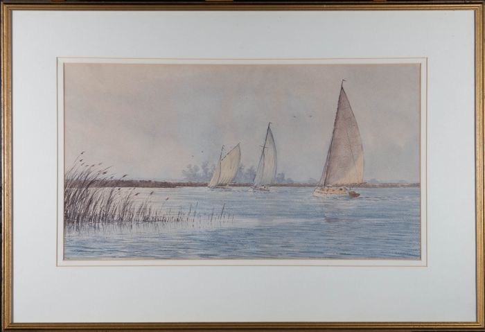 Peter Bearman (1942-2017) - 20th Century Watercolour, Sailing Boats