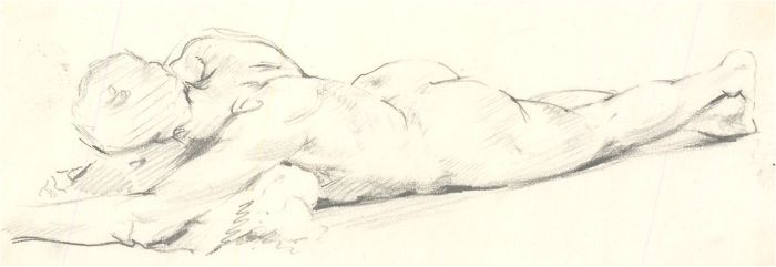 Franco Matania (1922-2006) - Three Mid 20th Century Graphite Drawings, Nudes