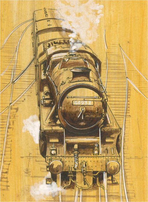 Attrib. Joe Spark (b.1896) - 20th Century Watercolour, Steam Train