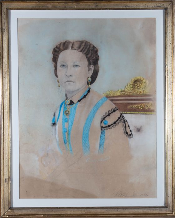 D.W. Phizacklea - 1868 Graphite Drawing, Princess Louise (1848-1939)