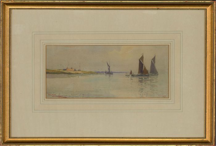 G. W. Taylor - 1929 Watercolour, Hole Haven