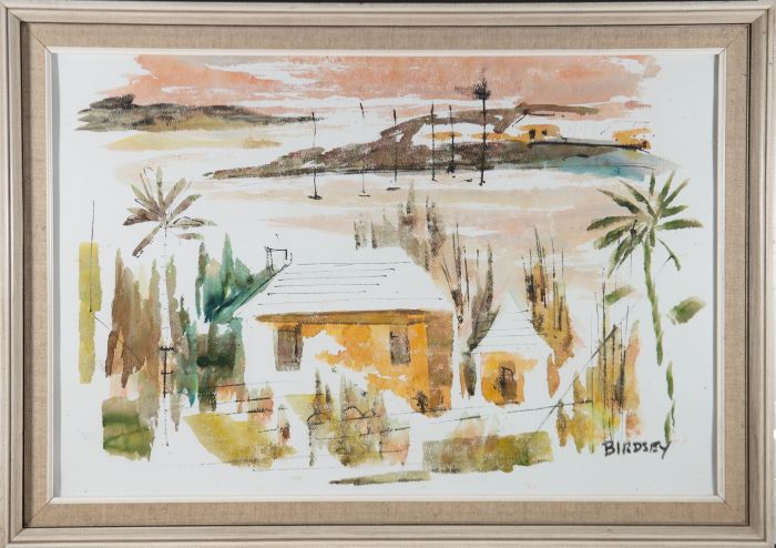 Alfred Birdsey (1912-1996) - Contemporary Watercolour, Bermuda Scene