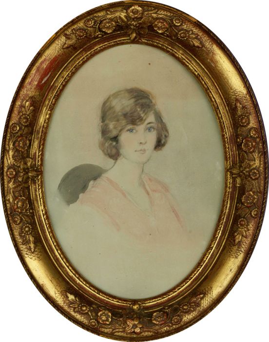 Early 20th Century Watercolour - Female Portrait