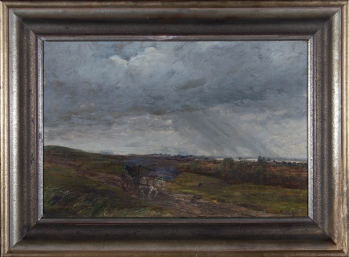 Sir Rupert Alfred Kettle (1817–1894) - 1881 Oil, Cart Horse At Work