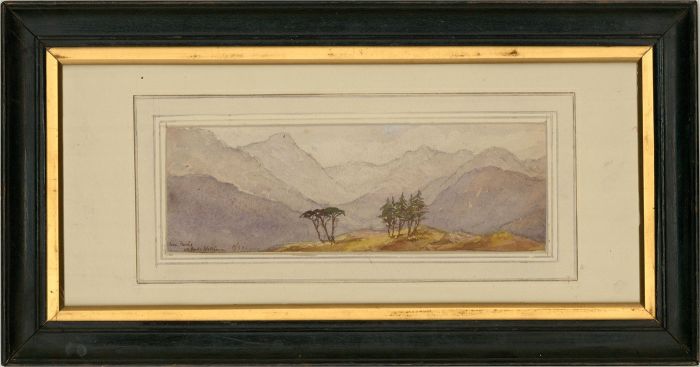 Edward Bouce - American Early 20th Century Watercolour, Glen Nevis, Scotland