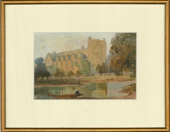 Early 19th Century Watercolour - The Country Church