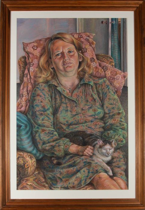 Shirley Stopford-Taylor (1935-2017) - 1983 Pastel, Portrait Of Joyce Bell