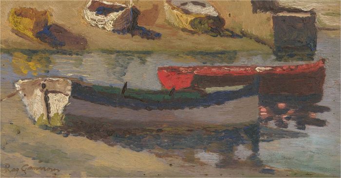 Reginald William Gammon (1894-1997) - Mid 20th Century Oil, Boats