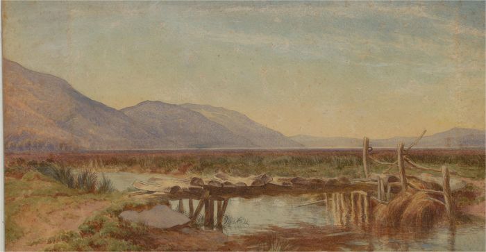 J.W. Oddie (fl.1882-1886) - Late 19th Century Watercolour, Bassenthwaite Waters