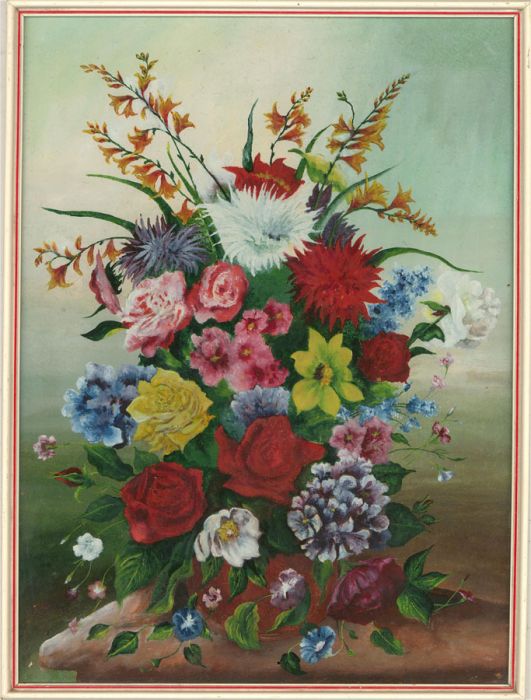 Mid 20th Century Watercolour - Still Life of Vase