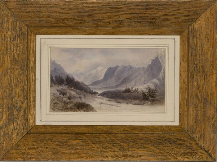 Contemporary Watercolour - Pontresina, Switzerland