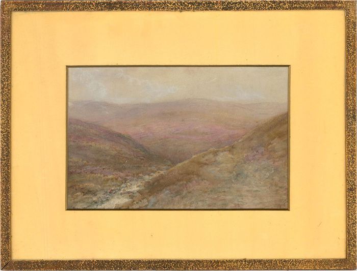Early 20th Century Watercolour - Moorland Landscape