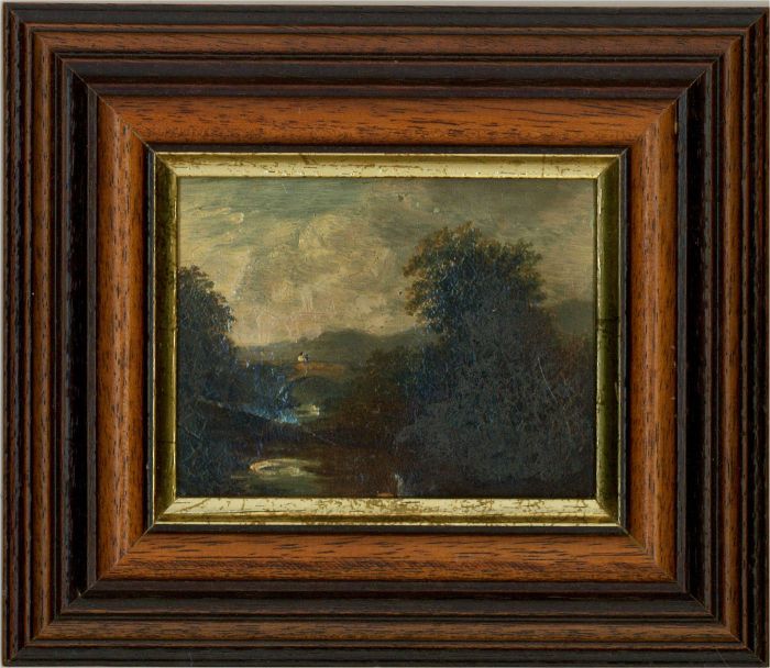 Mid 19th Century Oil - The Distant Traveller