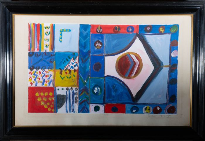 Banbury - St Ives New School Contemporary Acrylic, Abstract Grid
