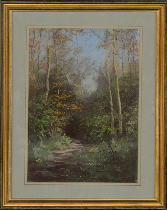J. K. Whitton - Contemporary Pastel, Dappled Woodland