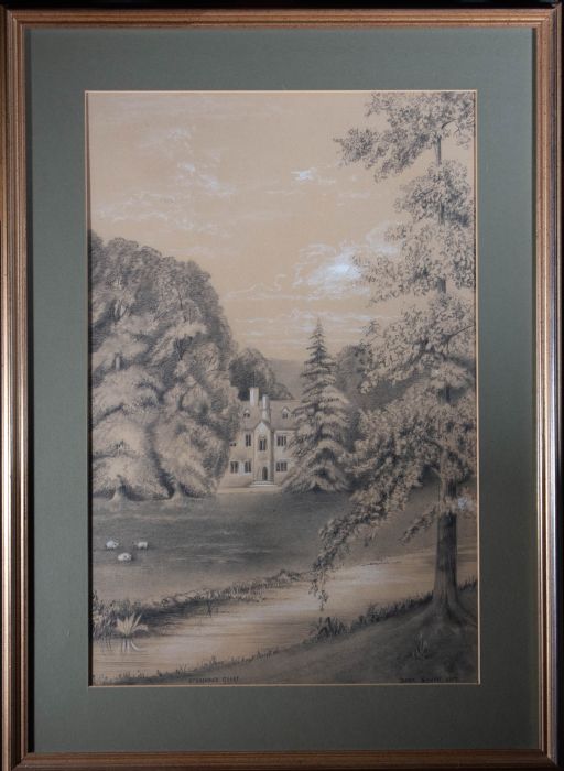 Doris Newth - 1917 Graphite Drawing, Stonehouse Court