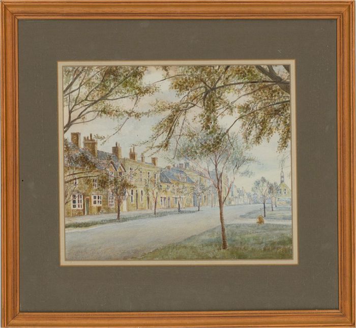 E. De Maurice - 1984 Watercolour, Moreton-In-Marsh