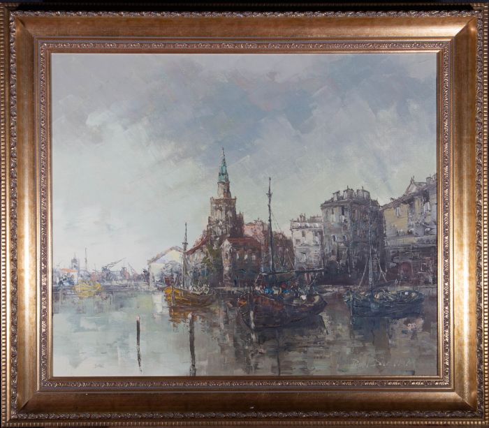 Roel Dozeman (1924) - 20th Century Oil, Continental Port