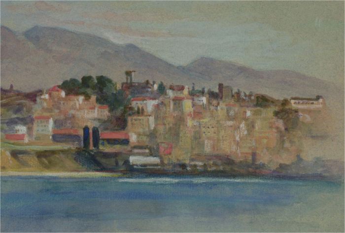 Mid 20th Century Watercolour - Beirut