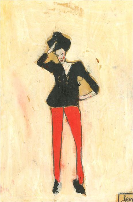 Ben Carrivick - Contemporary Oil, Pose of Intrigue